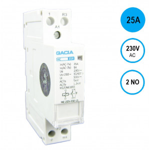 GACIA HC-2520 Inst.relais 25A/2NO/230VAC