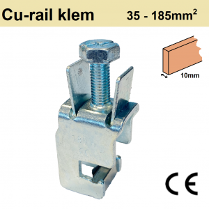 KK185-10 Klem t/m 185mm2 CU-rail 10mm