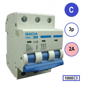 GACIA PB8H-3C02 inst. 3p C2 10kA