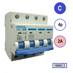 GACIA PB8H-4C02 inst. 4p C2 10kA