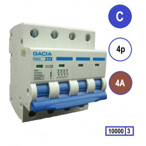 GACIA PB8H-4C04 inst. 4p C4 10kA