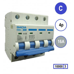 GACIA PB8H-4C16 inst. 4p C16 10kA