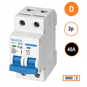 GACIA SB6L-2D40 inst. 2p D40 6kA