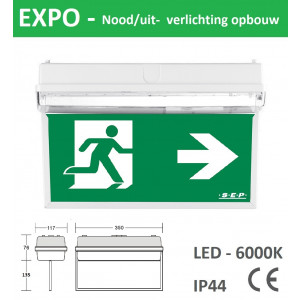 SEP EXPO-PLN pict. Uitgang links/rechts