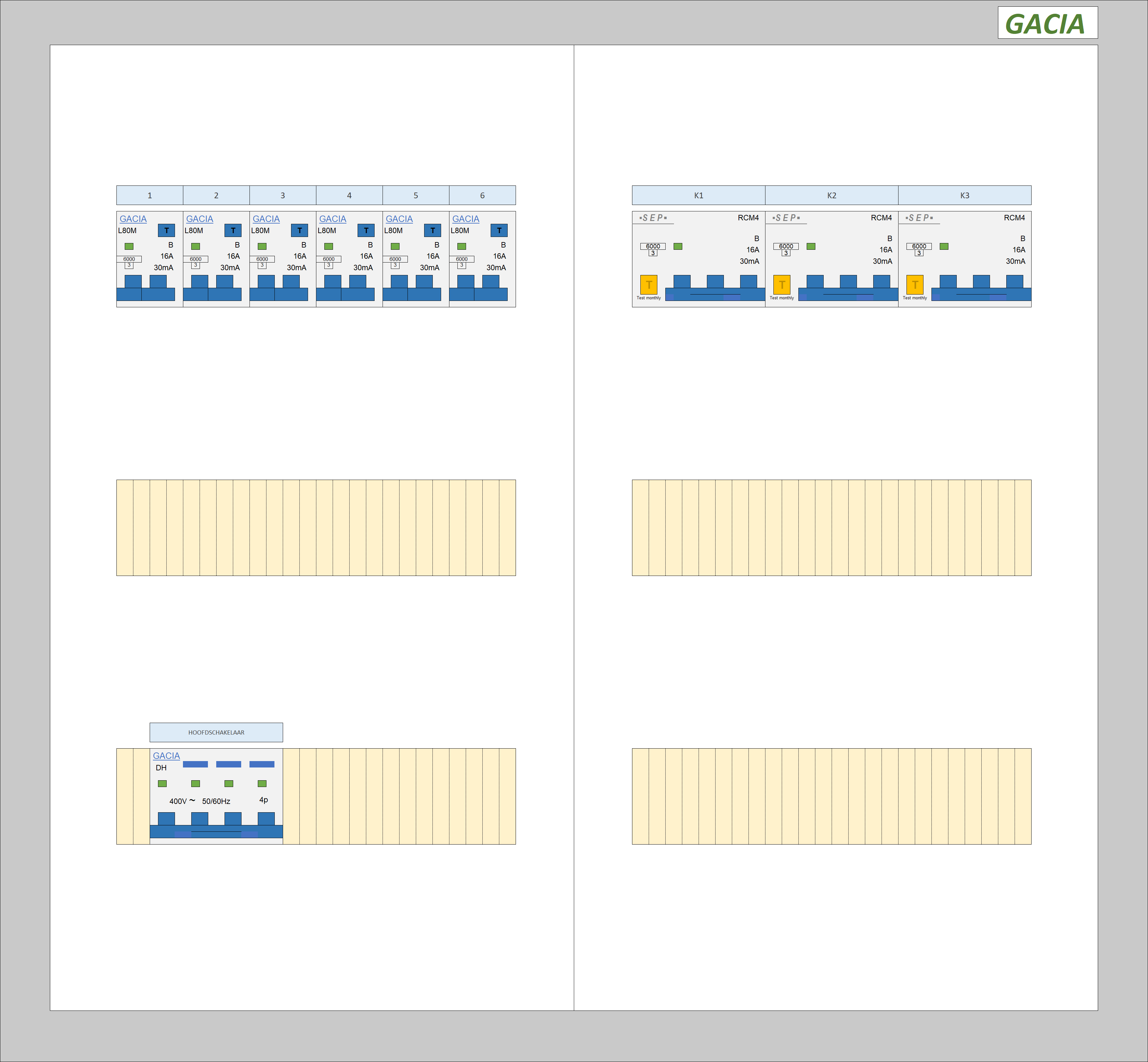 GACIA PRO 40A - 6xALA-1N - 3xALA-3N (h=500, b=550, d=160mm)