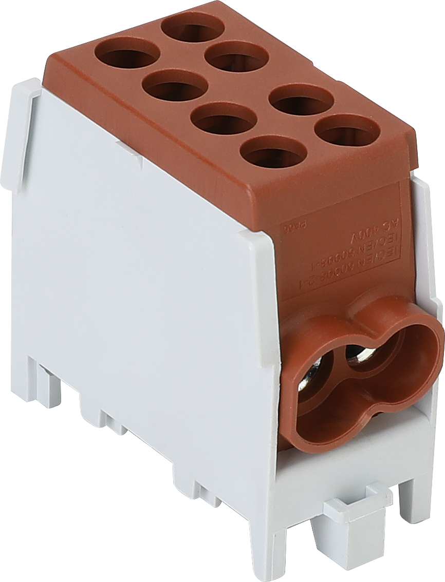 Schotman Elektro B.V. - SEP HDB-25/16 hoofdleidingaftakklem HLAK 1x25mm2-1x16mm2 bruin