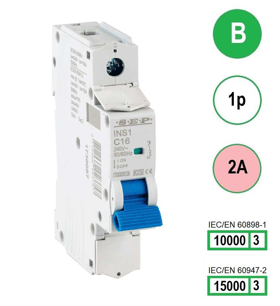 Schotman Elektro B.V. - SEP INS1-1B02 - 10/15kA