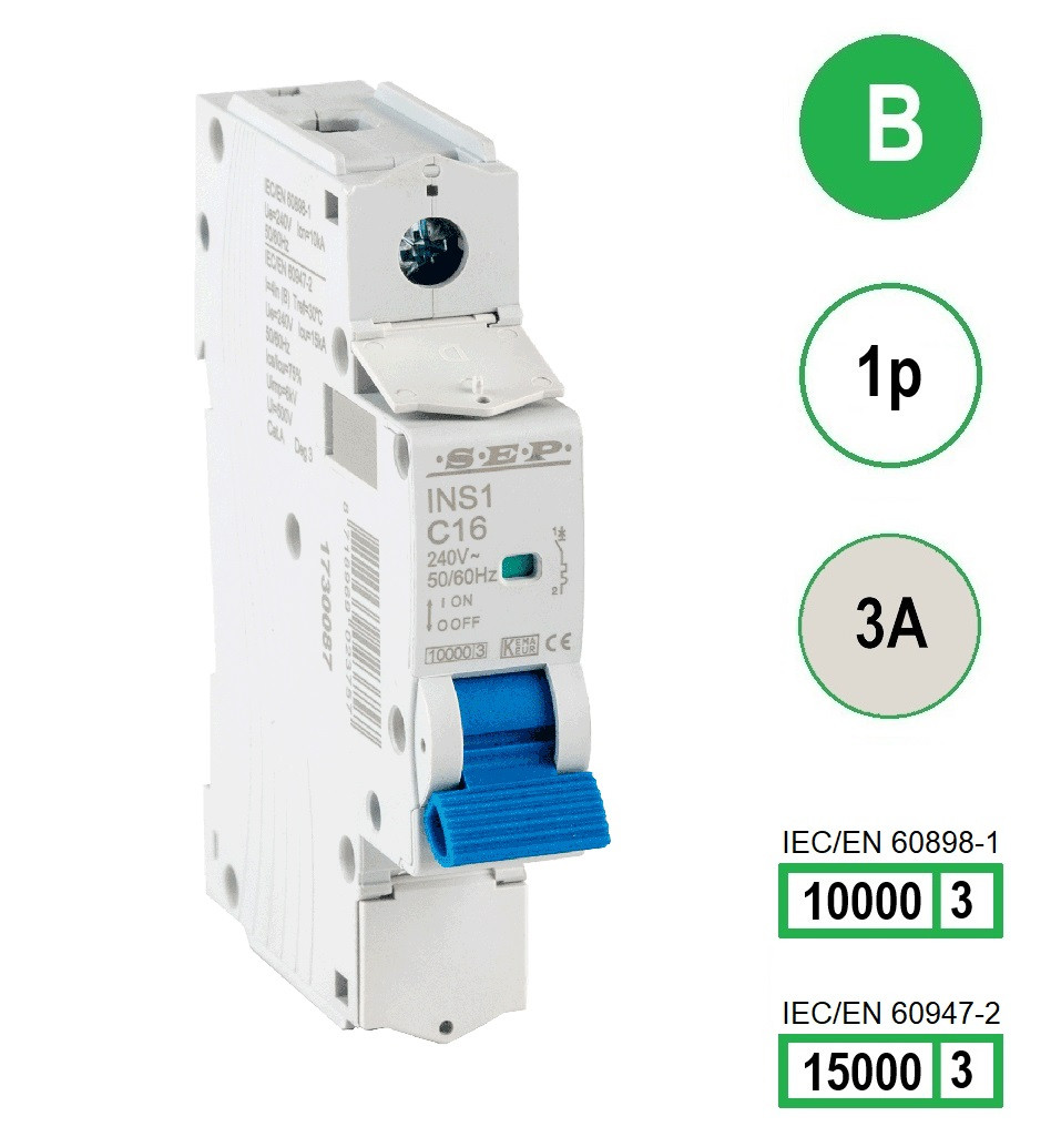 Schotman Elektro B.V. - SEP INS1-1B03 - 10/15kA