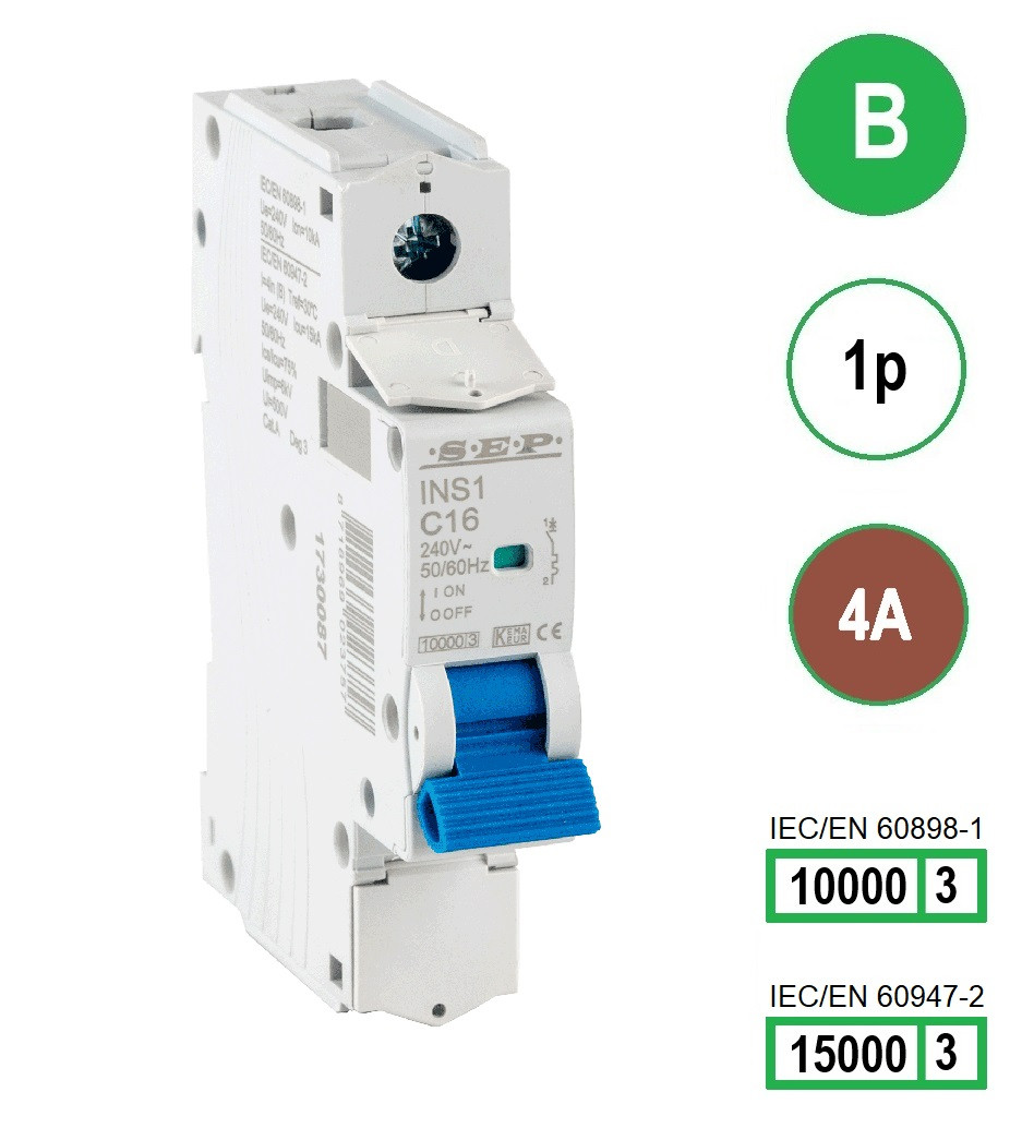 Schotman Elektro B.V. - SEP INS1-1B04 - 10/15kA