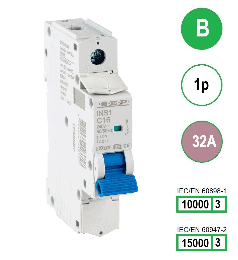 Schotman Elektro B.V. - SEP INS1-1B32 - 10/15kA