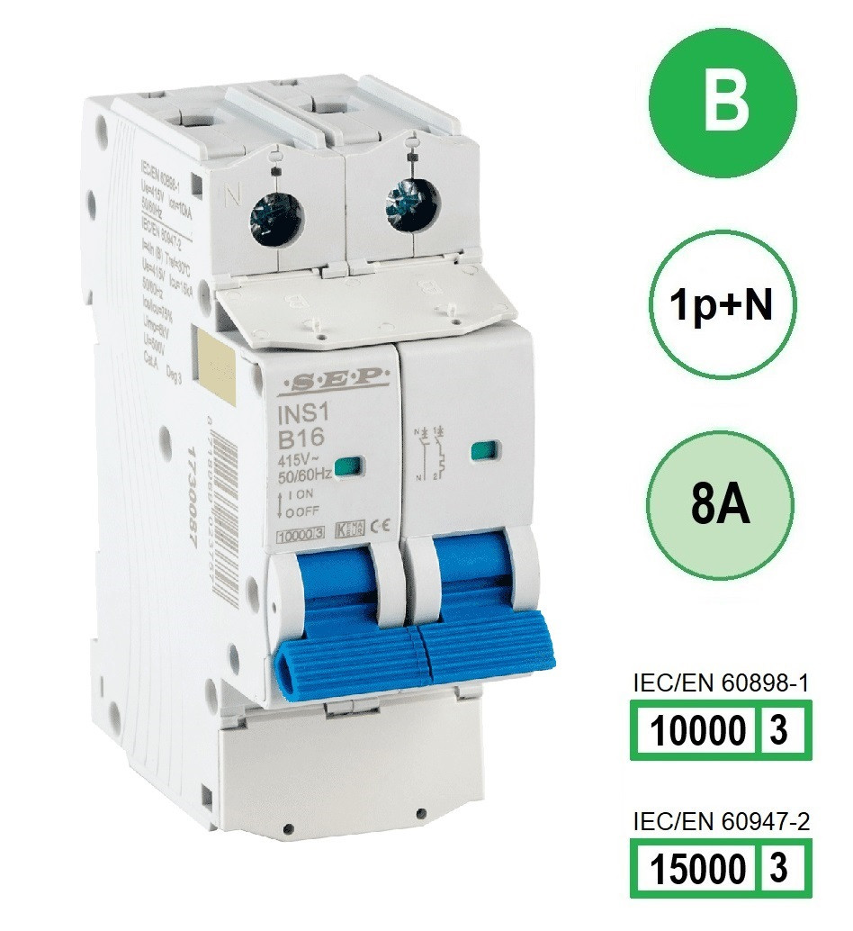 Schotman Elektro B.V. - SEP INS1-1NB08 - 10/15kA