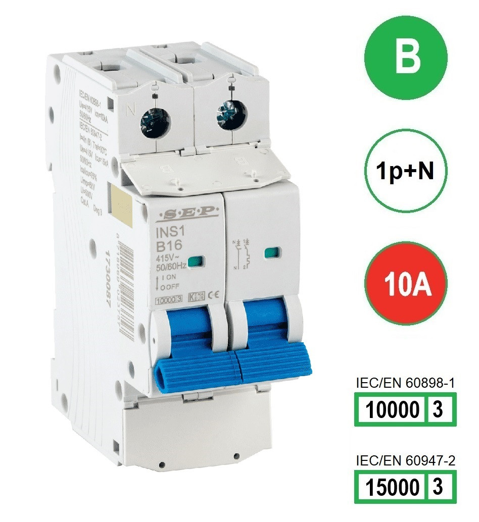 Schotman Elektro B.V. - SEP INS1-1NB10 - 10/15kA