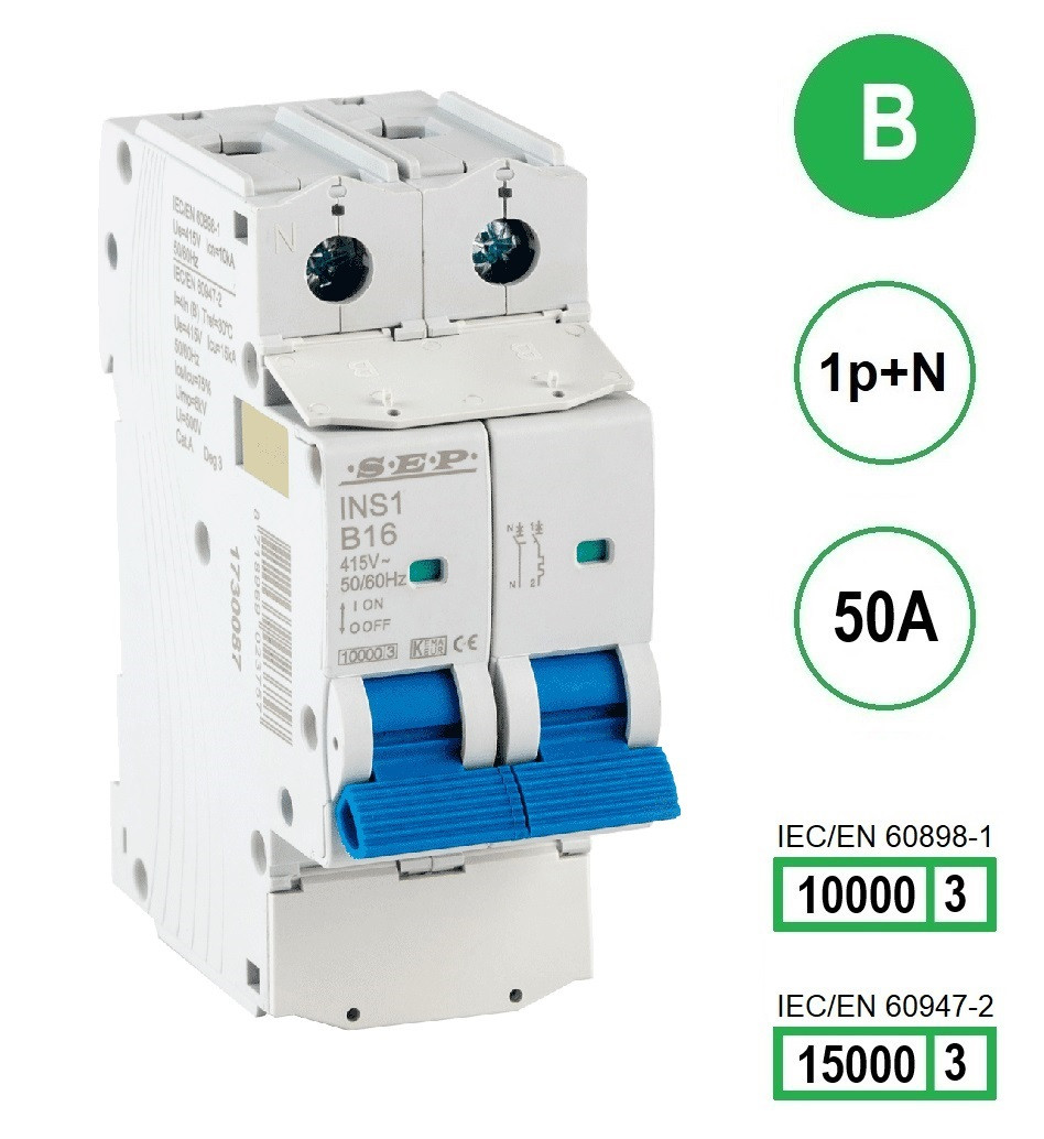 Schotman Elektro B.V. - SEP INS1-1NB50 - 10/15kA