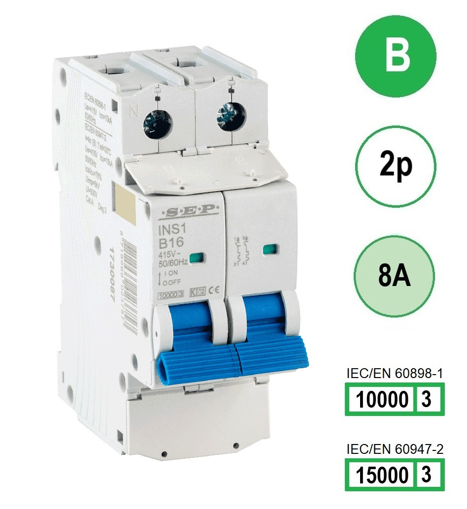 Schotman Elektro B.V. - SEP INS1-2B08 - 10/15kA