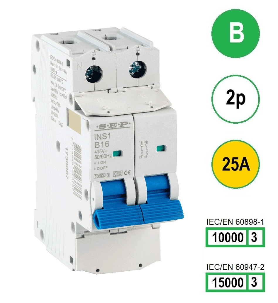 Schotman Elektro B.V. - SEP INS1-2B25 - 10/15kA