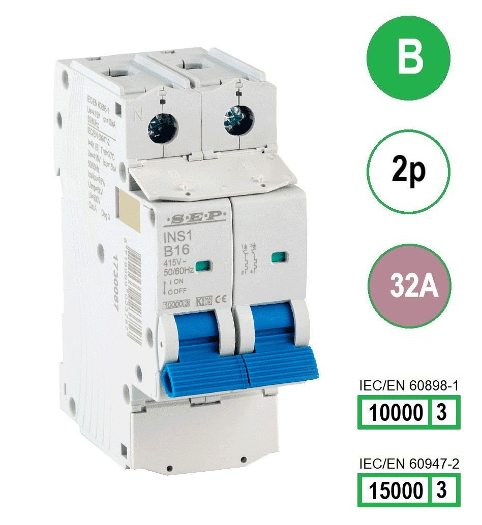 Schotman Elektro B.V. - SEP INS1-2B32 - 10/15kA