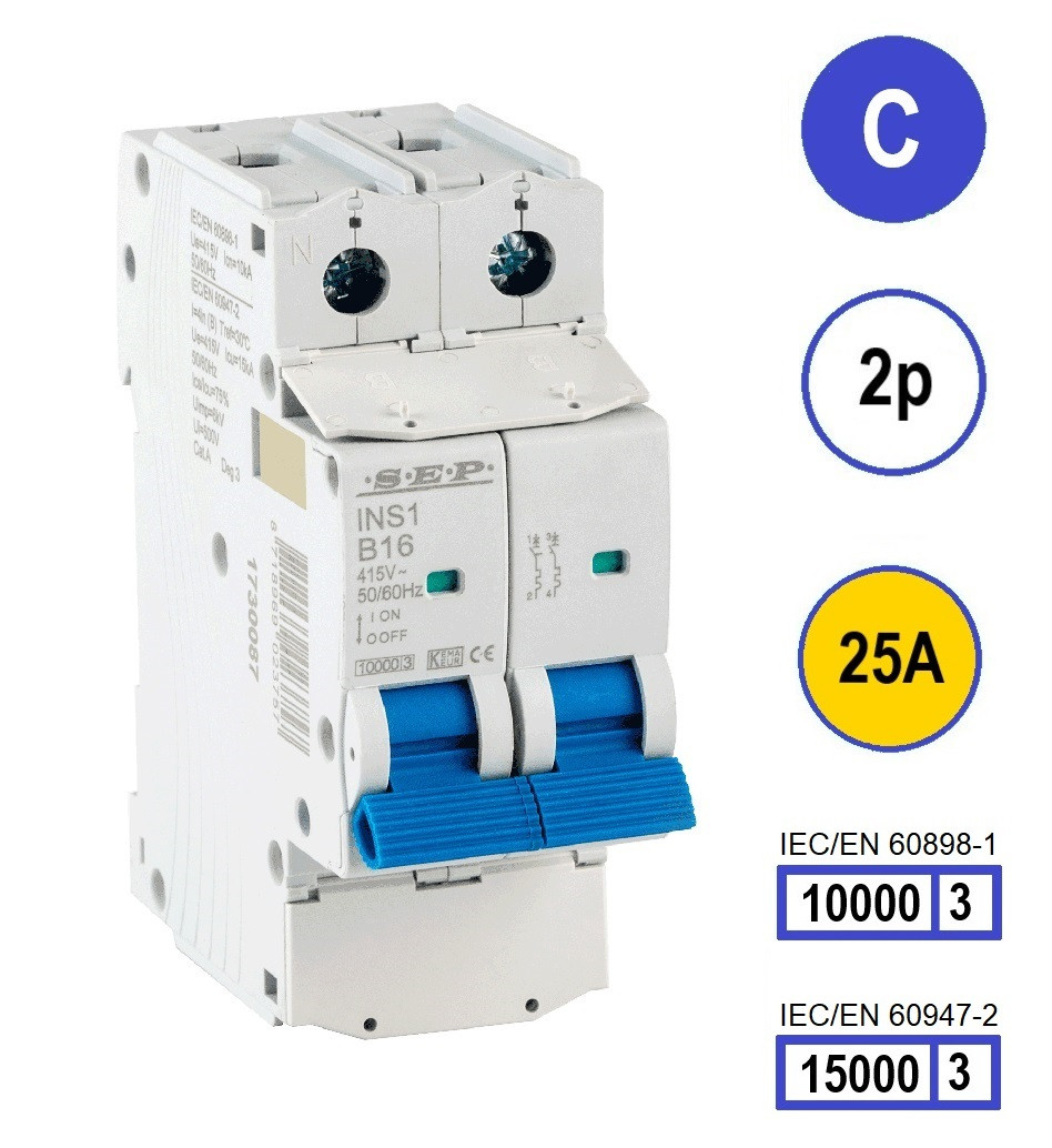 Schotman Elektro B.V. - SEP INS1-2C25 - 10/15kA