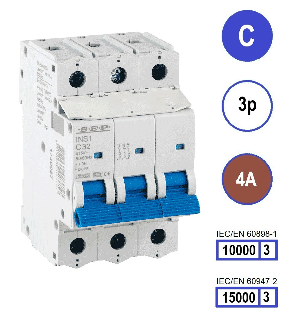 Schotman Elektro B.V. - SEP INS1-3C04 - 10/15kA