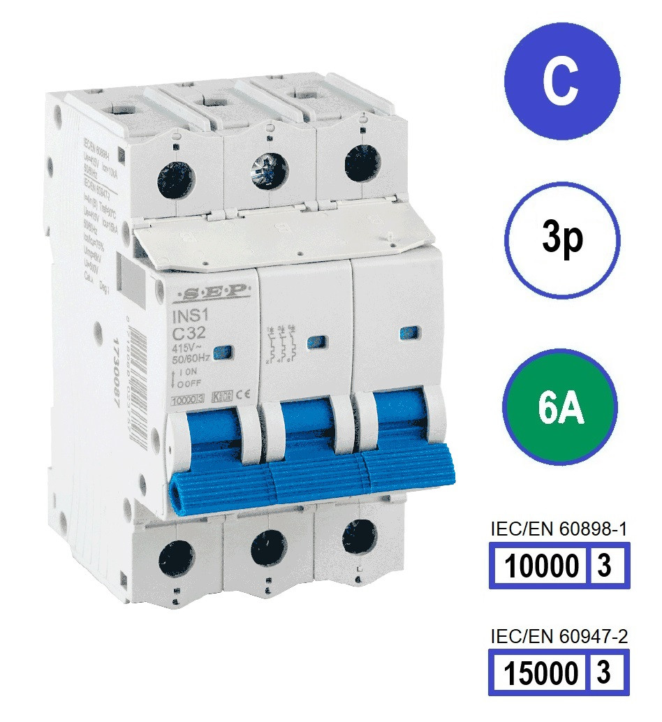 Schotman Elektro B.V. - SEP INS1-3C06 - 10/15kA