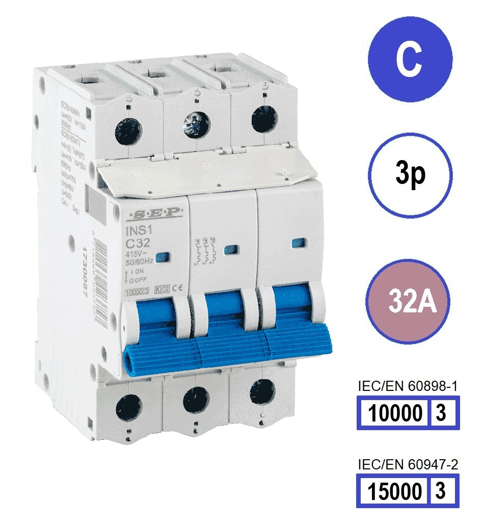 Schotman Elektro B.V. - SEP INS1-3C32 - 10/15kA