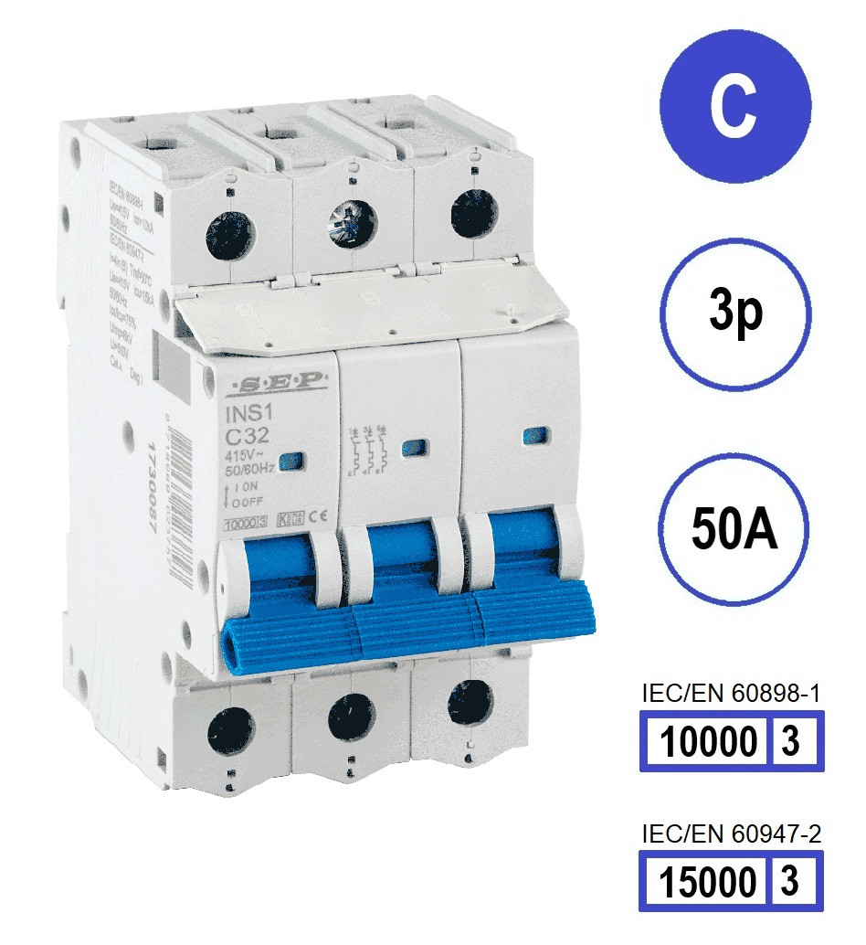 Schotman Elektro B.V. - SEP INS1-3C50 - 10/15kA