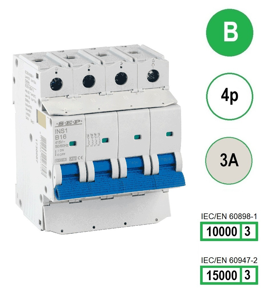 Schotman Elektro B.V. - SEP INS1-4B03 - 10/15kA