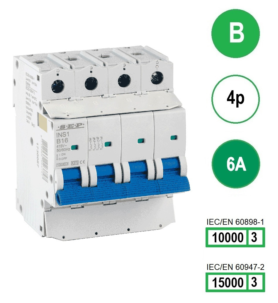 Schotman Elektro B.V. - SEP INS1-4B06 - 10/15kA