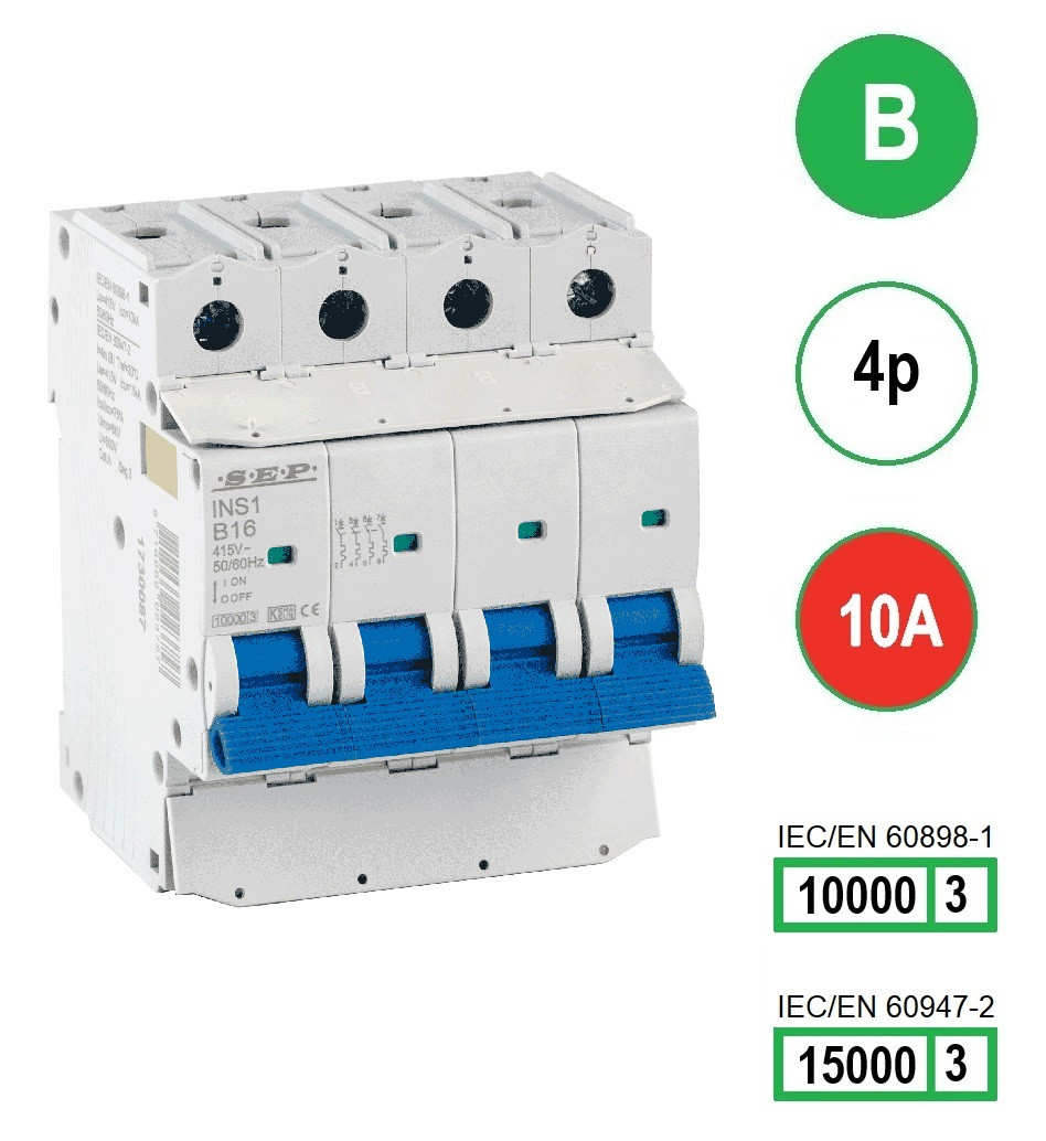 Schotman Elektro B.V. - SEP INS1-4B10 - 10/15kA