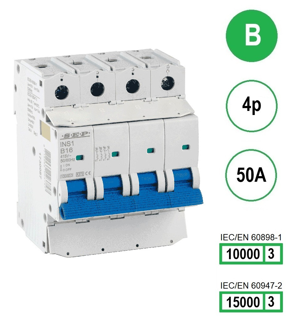 Schotman Elektro B.V. - SEP INS1-4B50 - 10/15kA