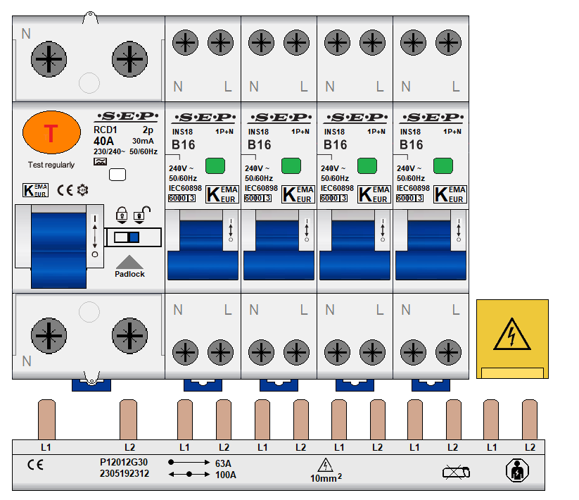 SEP P12012G30 - verdeelkam RCD1 en INS18