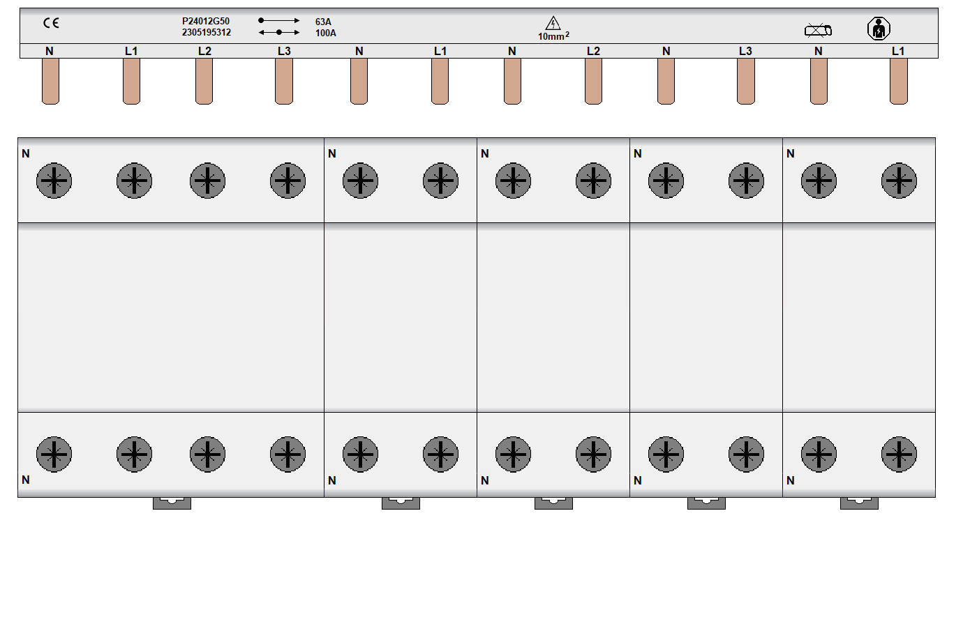 SEP P24012G50 - combinatierail