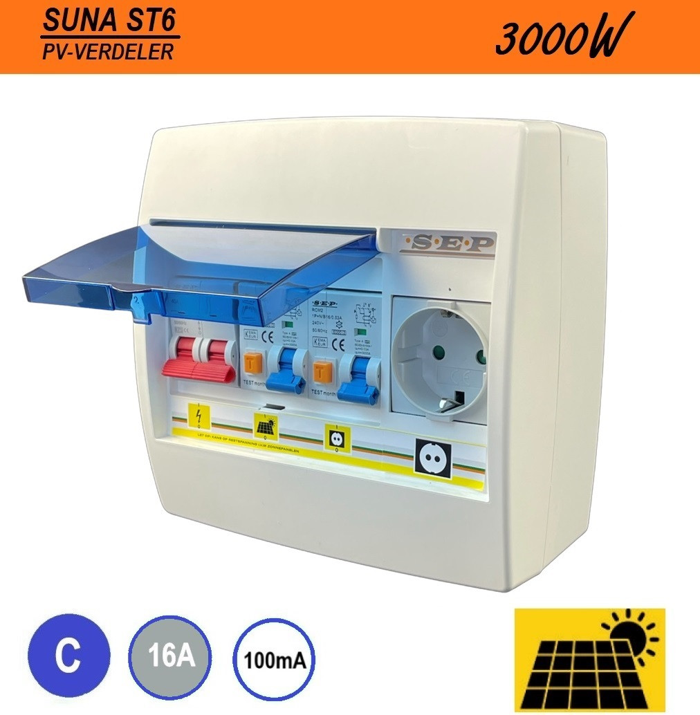 Schotman Elektro B.V. - SEP SUNA ST6 - PV-verdeler