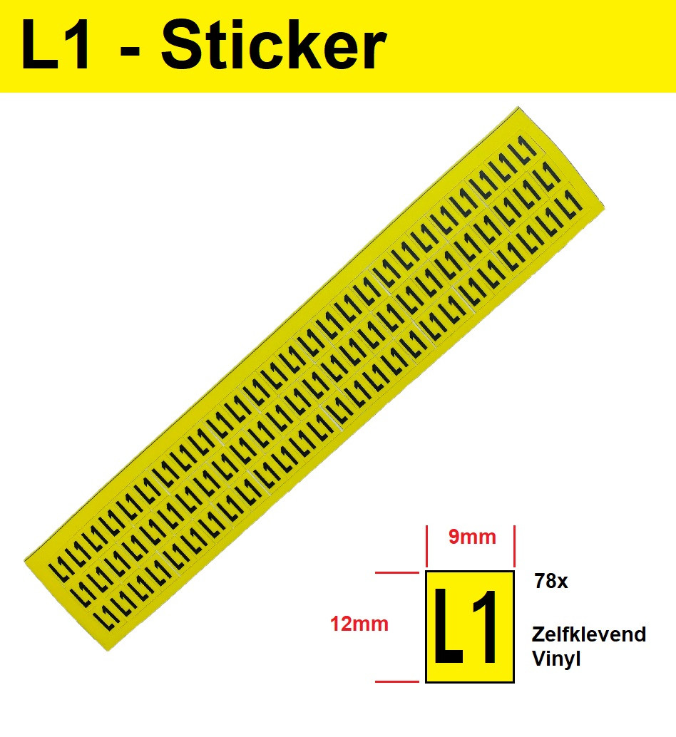 Schotman Elektro - SEP L1 sticker 78x