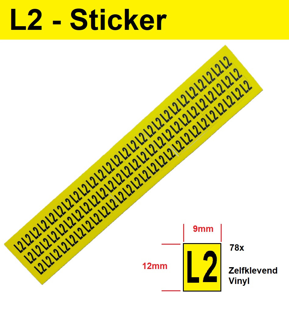 Schotman Elektro - SEP L2 sticker 78x