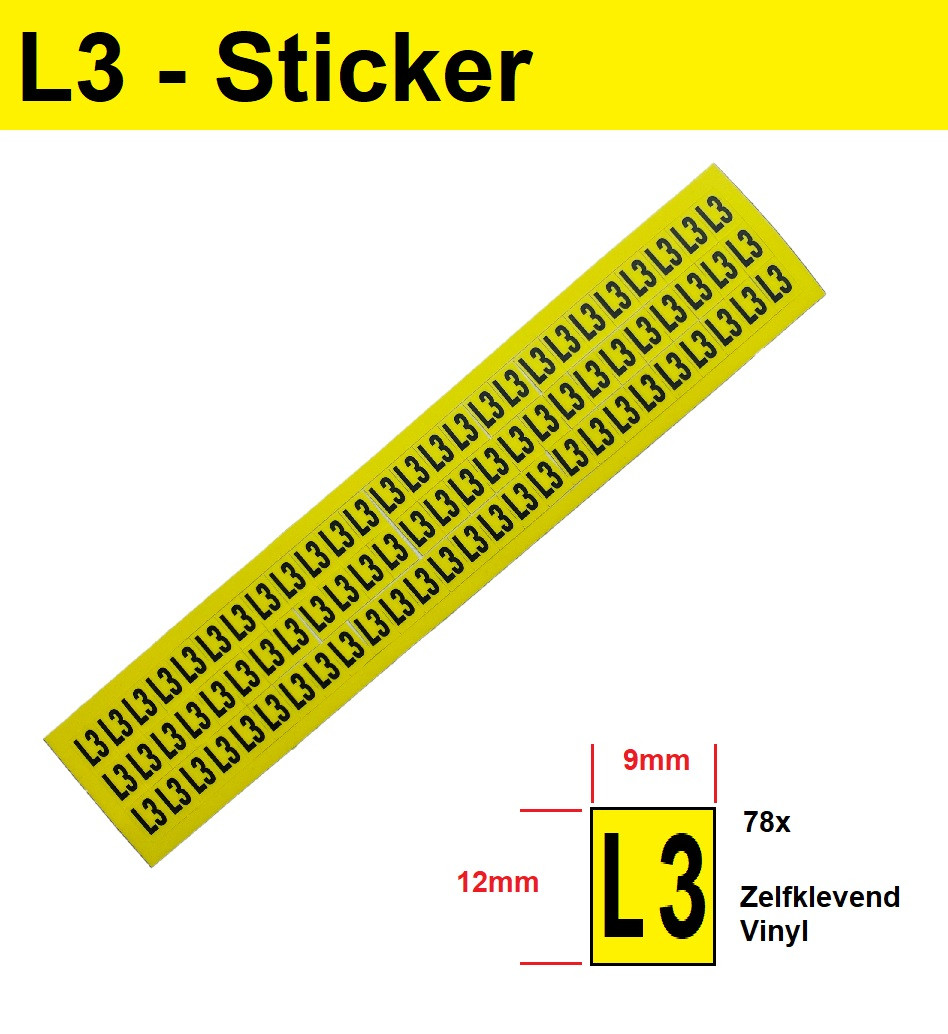 Schotman Elektro - SEP L3 sticker 78x