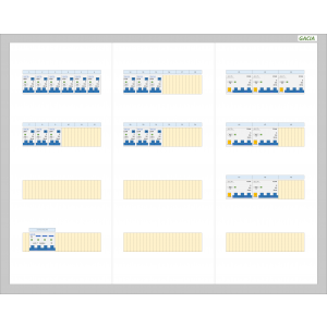 GACIA PRO 40A - 15xALA-1N - 7xALA-3N (h=650, b=800, d=160mm)