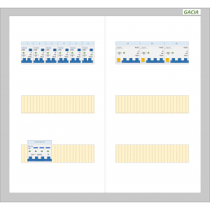GACIA PRO 40A - 6xALA-1N - 3xALA-3N (h=500, b=550, d=160mm)