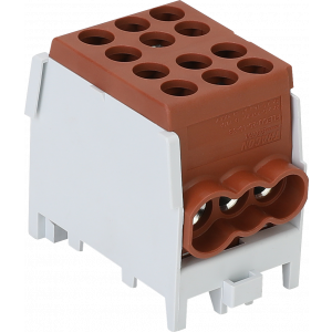 Schotman Elektro B.V. - SEP HDB-25/16 hoofdleidingaftakklem HLAK 1x25mm2-2x16mm2 bruin