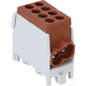 Schotman Elektro B.V. - SEP HDB-25/25 hoofdleidingaftakklem HLAK 2x25mm2 bruin