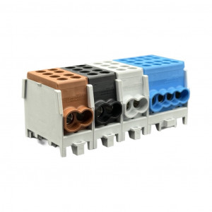 Schotman Elektro B.V. - SEP HDB-25/16.RST-N4 faseverdeelblok 4-polig