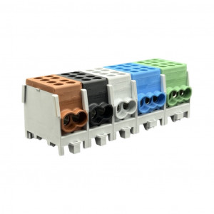 Schotman Elektro B.V. - SEP HDB-25/16.RST-NP3 faseverdeelblok 5-polig