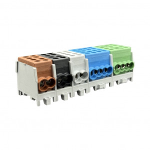 Schotman Elektro B.V. - SEP HDB-25/16.RST-NP4 faseverdeelblok 5 polig