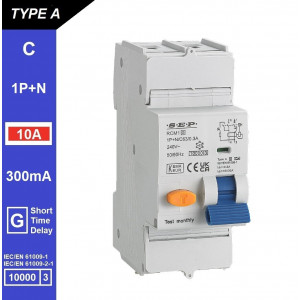 Schotman Elektro B.V. - SEP RCM1 1p+n C-karakteristiek 10A 10kA kortstondig vertraagd AG