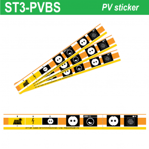 Schotman Elektro B.V. - SEP ST3 PV indicatiesticker