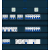 Schotman Elektro B.V. – GACIA GACK –3x ALS 2p, 2x ALS 4p, 9x INS, 4x INS 4p, kookgroep, 2x contactdoos