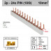 Schotman Elektro - SEP aansluitrail 2fase PIN 12x2 aansluitingen 9/18mm