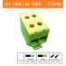 Schotman Elektro - SEP CK66 aansluitklem 2,5-50mm2 geel groen