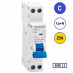 SEP INS18-C25, installatieautomaat 1p+n C25 6kA, 18mm, 1 modulen