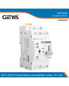 GEYA G2R ATS automatische omschakelaar 2-polig tot 63A
