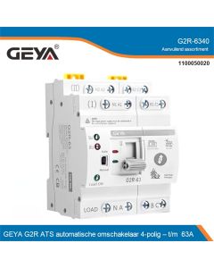 GEYA G2R ATS automatische omschakelaar 2-polig tot 63A